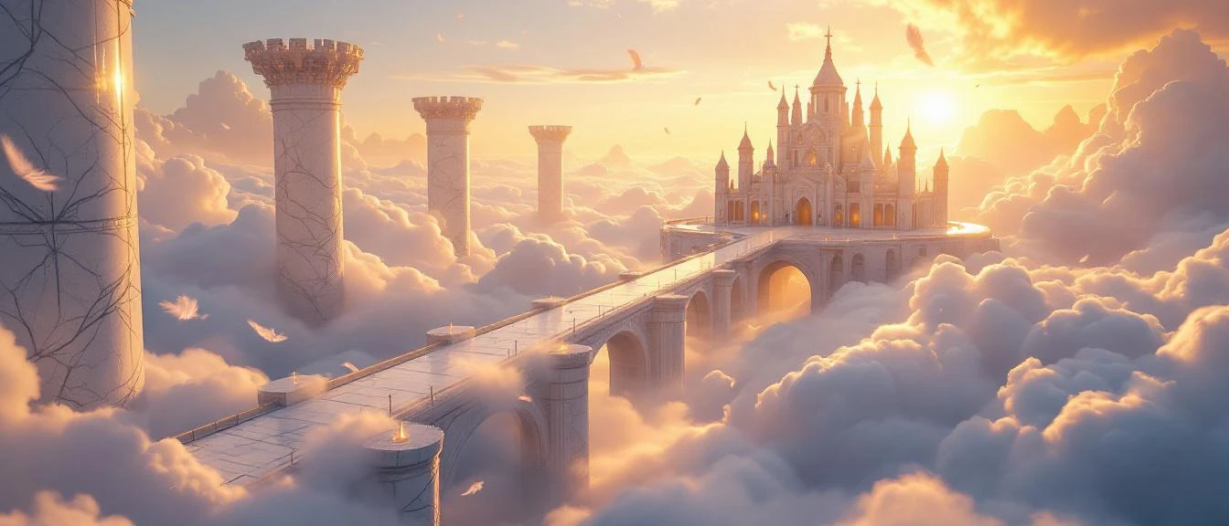 Angel romantasy scene, a fallen angel with shattered wings and divine fire