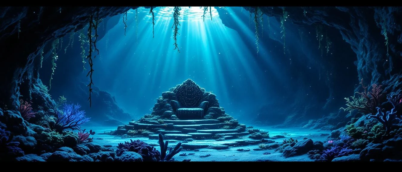 Siren romantasy scene, an alluring siren emerging from moonlit ocean waves